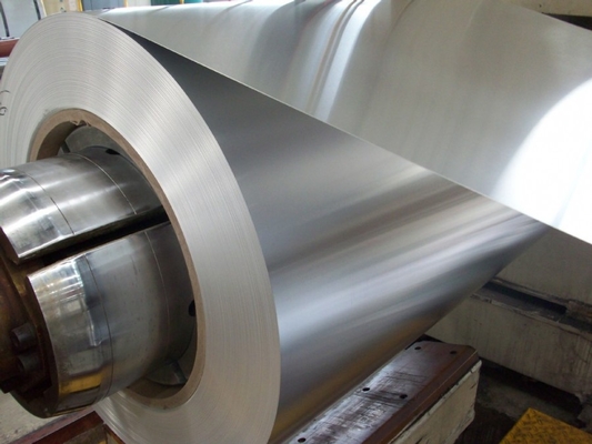 Spcc Bright 2.8 2.8 Astm T1 T5 คอยล์เกรดอาหาร เหล็กเคลือบดีบุก Electrolytic Tinplate Coil